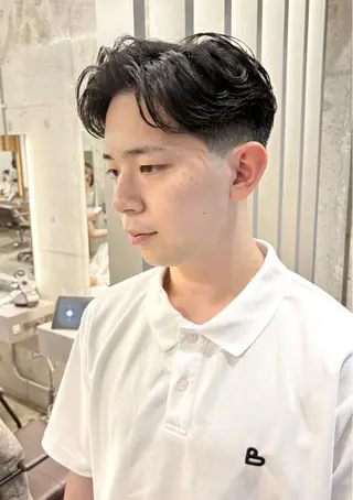 ショート パーマ メンズ 【メンズ縮毛矯正】 FILMS  軍司のヘアスタイル