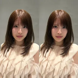 ミディアム カラー H.MEINA ／BECK神戸のヘアスタイル