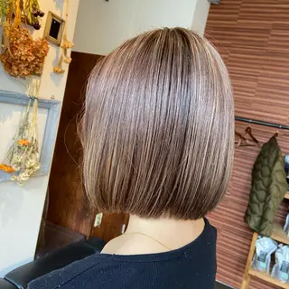 ショート カラー 💜推しインナー カラー/菊池柊真💜のヘアスタイル