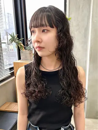 ロング パーマ tetohair 森田浩平のヘアスタイル