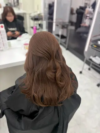 ロング カラー 韓国ヘア/透明感 カラー🎀RUNAのヘアスタイル