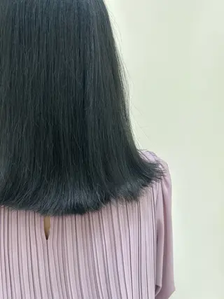 ミディアム 田中 樹奈のヘアスタイル