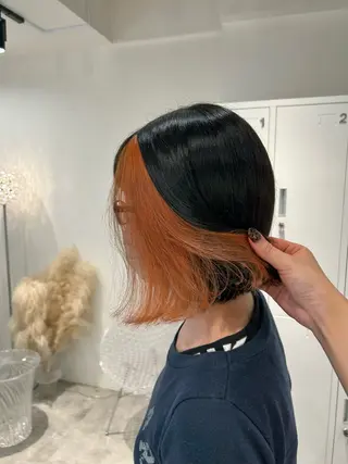 ミディアム カラー ヘアアレンジ 李奈🍒府中/ レイヤー透明感カラーのヘアスタイル