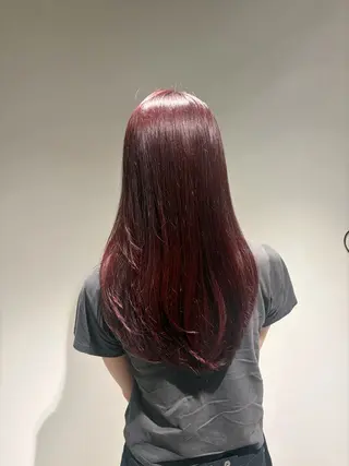 ロング 盛れる艶カラー× レイヤーカット/咲来のヘアスタイル