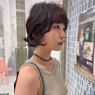 ショート パーマ kodai/パーマ/ ボブ/レイヤー/大名のヘアスタイル