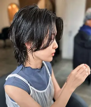 パーマ momoka モデル募集のヘアスタイル