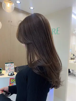 ロング カラー 中村 佳歩のヘアスタイル