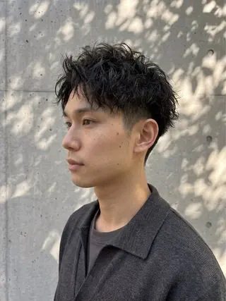 ショート パーマ メンズ 💈Hisa ／ 理容師💈のヘアスタイル