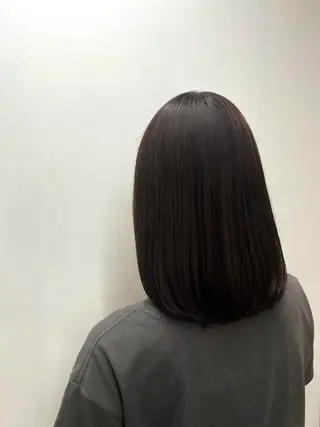 ミディアム カラー 透明感カラー/ イルミナカラーヒロキのヘアスタイル