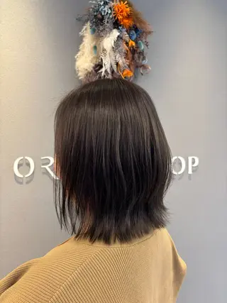 ミディアム 大人かわいいショート ボブ🧡Mai🧡のヘアスタイル