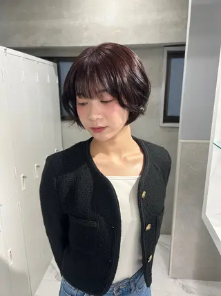 カラー Akari🧬レイヤ ー/ハイトーン/天神のヘアスタイル