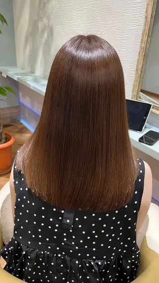 セミロング 髪質改善 高橋 勇樹のヘアスタイル