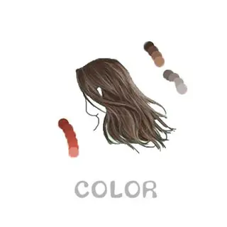 カラー Mer 髙橋 めいのヘアスタイル