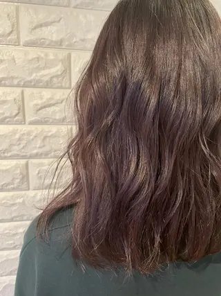 ミディアム カラー 英語ok sohee ソヒ 305号室のヘアスタイル