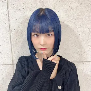 ショート カラー ブリーチ/推しカラー moe🐰🌷のヘアスタイル