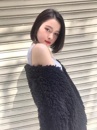 ショート カラー ヘアアレンジ 柔らか垢抜けｶﾗｰと ｶｯﾄ🫧ASUKAのヘアスタイル