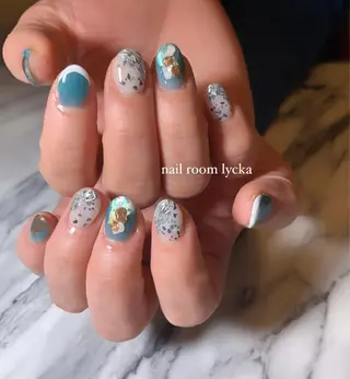 ネイル ネイルルームリッカ 𝐦𝐚𝐲𝐮のネイルデザイン