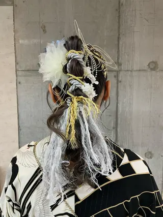 ロング ヘアアレンジ はやしほのか| マンツーマン美容師のヘアスタイル
