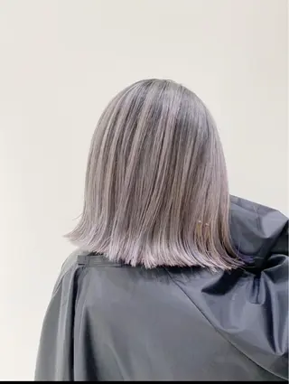 ミディアム カラー ノンダメージ髪質改善 カラー💎/KURAのヘアスタイル