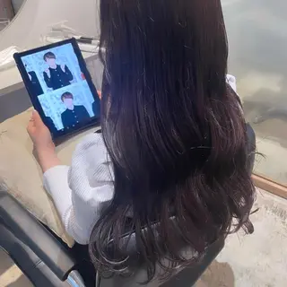 ロング カラー ヘアアレンジ REONA🪽✨薬院 レイヤーカット🫧のヘアスタイル