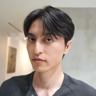 ショート パーマ メンズ 岡田大志🇰🇷 中/韓メンズヘアのヘアスタイル