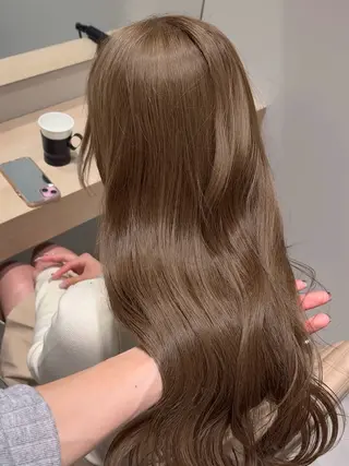 ロング カラー 艶感カラー 🩵レイヤー/紫音のヘアスタイル