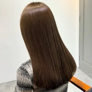 ロング カラー ヘアアレンジ ブリーチなしカラー /新百合ヶ丘/安形翔のヘアスタイル