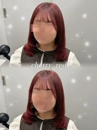 ミディアム カラー ヘアアレンジ すずね♡ トータルビューティーのヘアスタイル