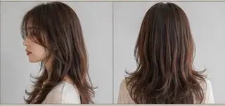 ロング c k🩶のヘアスタイル