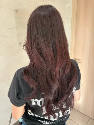 ロング かな🎀 ぷるカラー/エクステのヘアスタイル