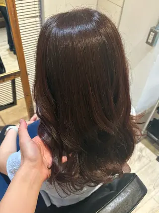 ミディアム カラー 暖色カラー/艶髪/ 🌻木村真緒🌻のヘアスタイル