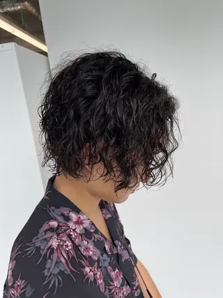ショート パーマ メンズ 🏆メンズヘア特化 🥇代表りんぺーのヘアスタイル