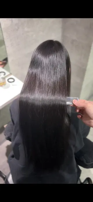 ロング カラー 青木 奏楽のヘアスタイル