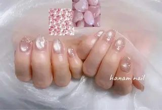 ネイル hanam nail 🌿🩵ハナムネイルのネイルデザイン