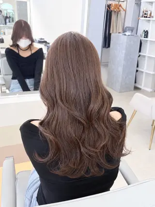 ロング 角田 満帆のヘアスタイル