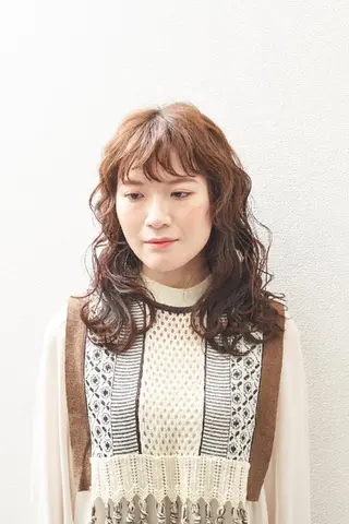 ミディアム Keeps 六本木1のヘアスタイル