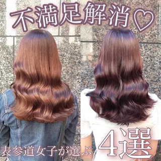 セミロング カラー 縮毛矯正/ 髪質改善/浅見拓哉のヘアスタイル