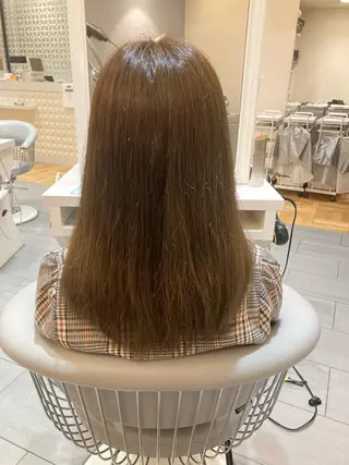 ロング カラー 西田 夏望のヘアスタイル