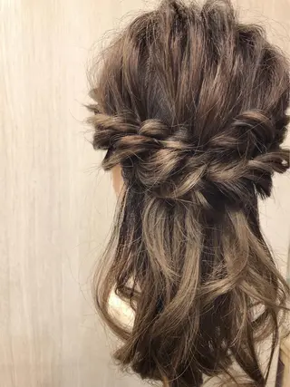 ヘアアレンジ ぐらんぐりーん 藤中のヘアスタイル