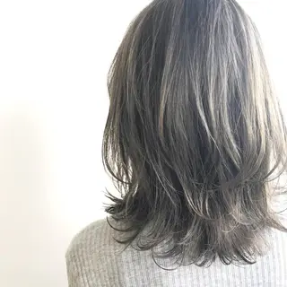 ロング シャドウパーマ/ 波巻パーマYu-Kiのヘアスタイル