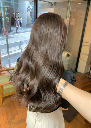 ロング カラー 矢野 晃平のヘアスタイル