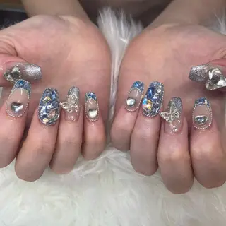 セミロング 東海最大級 レディスペネイルのネイルデザイン