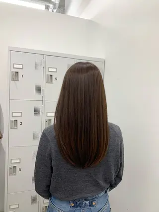 セミロング カラー 本格ヘッドスパ🌿 ×ヘア 佐藤のヘアスタイル