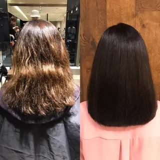 セミロング ロング 渋谷レイヤーカット❌ 縮毛矯正専門/武田涼のヘアスタイル