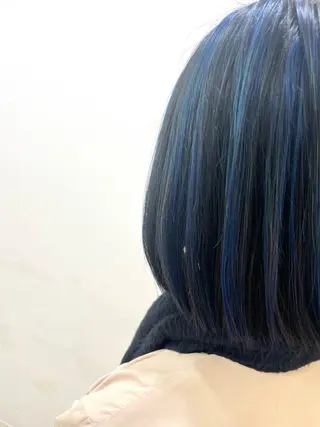 ショート カラー ハイライトカラー/ 艶カラー/ 徳川のヘアスタイル