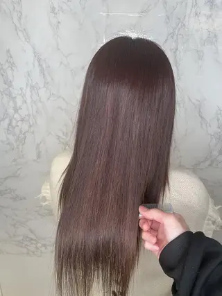 ロング 髪質改善・縮毛矯正 濱　泰賀のヘアスタイル