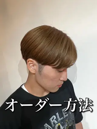 ショート カラー メンズ カット・パーマモデル 募集中✨kotoの眉毛・アイブロウイメージ