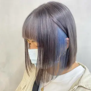 ショート カラー デザインカラー/パー マ🦖外岡咲希🦖のヘアスタイル