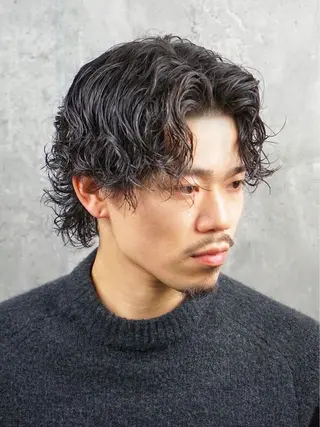 パーマ 妹尾 海利のヘアスタイル