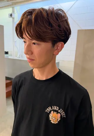 パーマ メンズ 平野 叶花のヘアスタイル